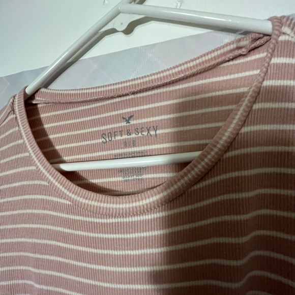 American Eagle Ribbed Tee - Picture 2 of 3